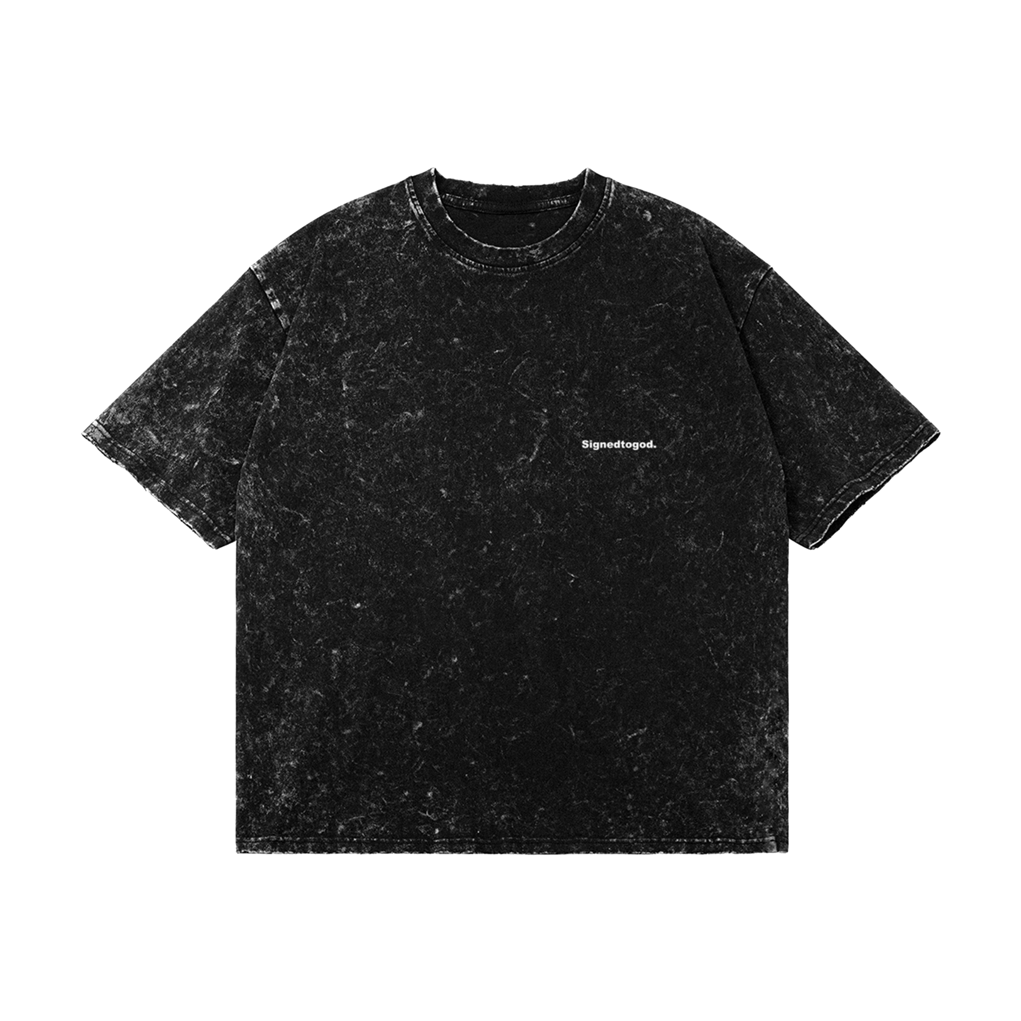 Distressed Classic Washed Tee – signed to god